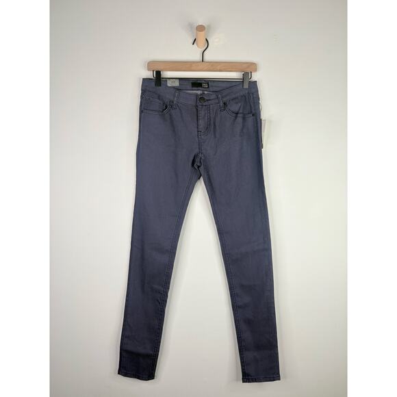 NWT David Kahn Mickayla Skinny Leg Pants Womens Size 27 Blue Jeggings - Picture 2 of 9